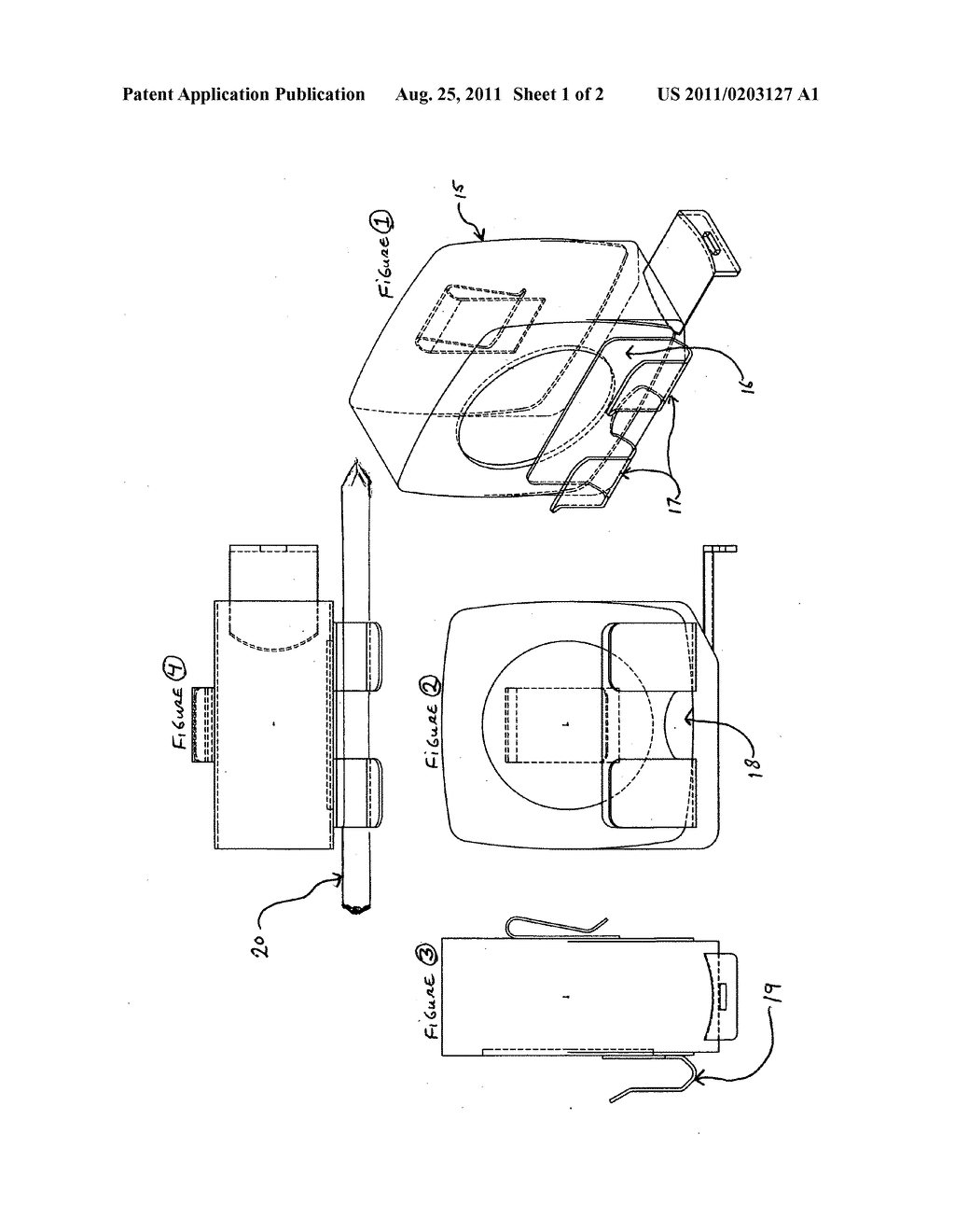 Metal clip the pencil caddie - diagram, schematic, and image 02