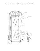 Portable Changing Room that is Inflatable diagram and image