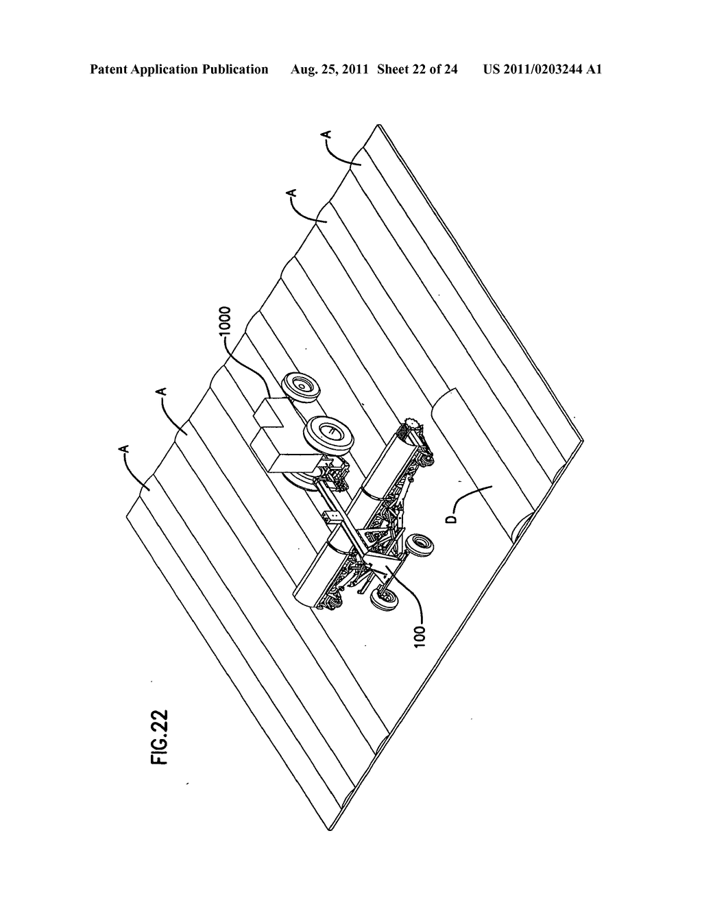 Windrow merging apparatus - diagram, schematic, and image 23