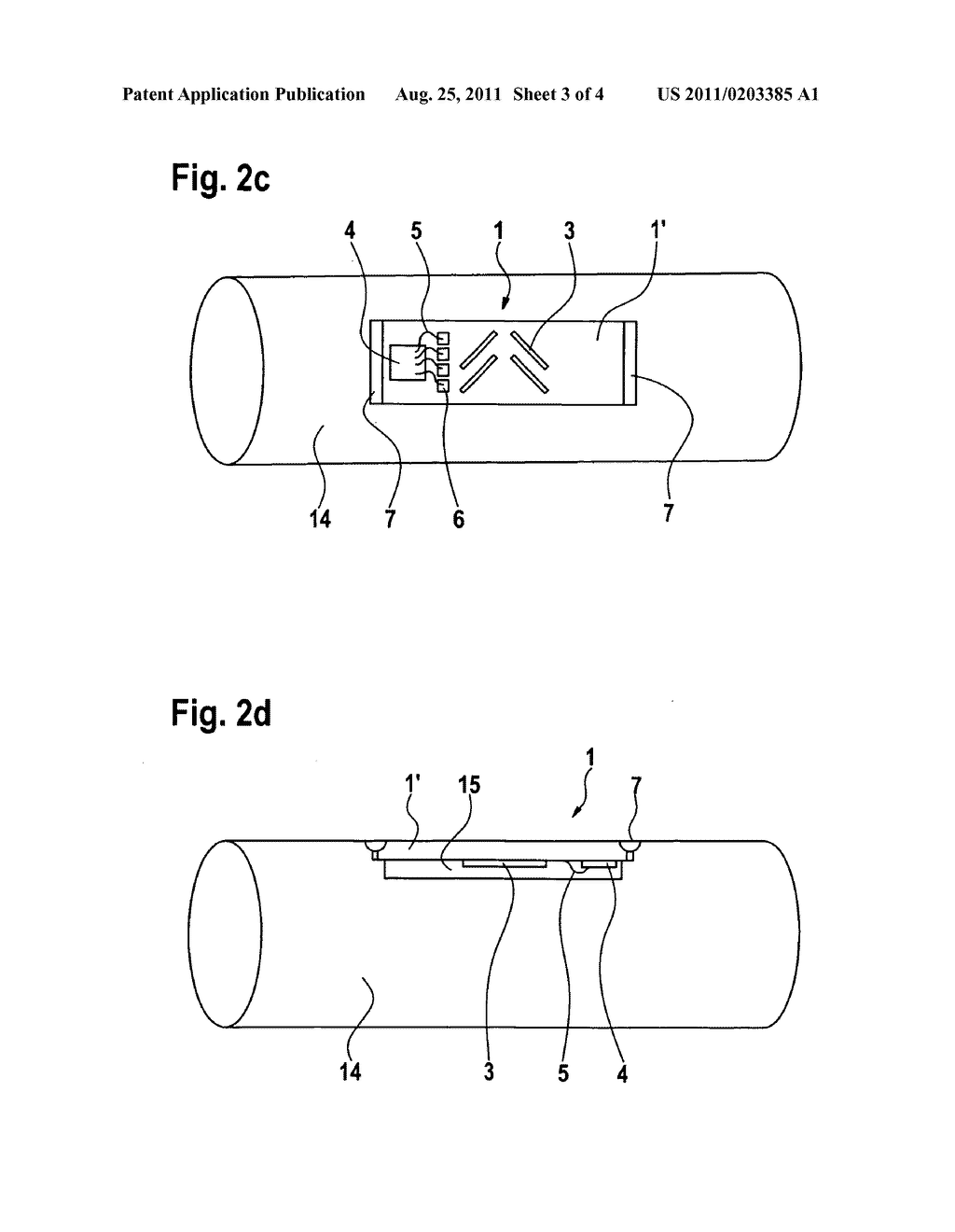 Device for measuring torsions, bendings, and the like, and corresponding     manufacturing method - diagram, schematic, and image 04