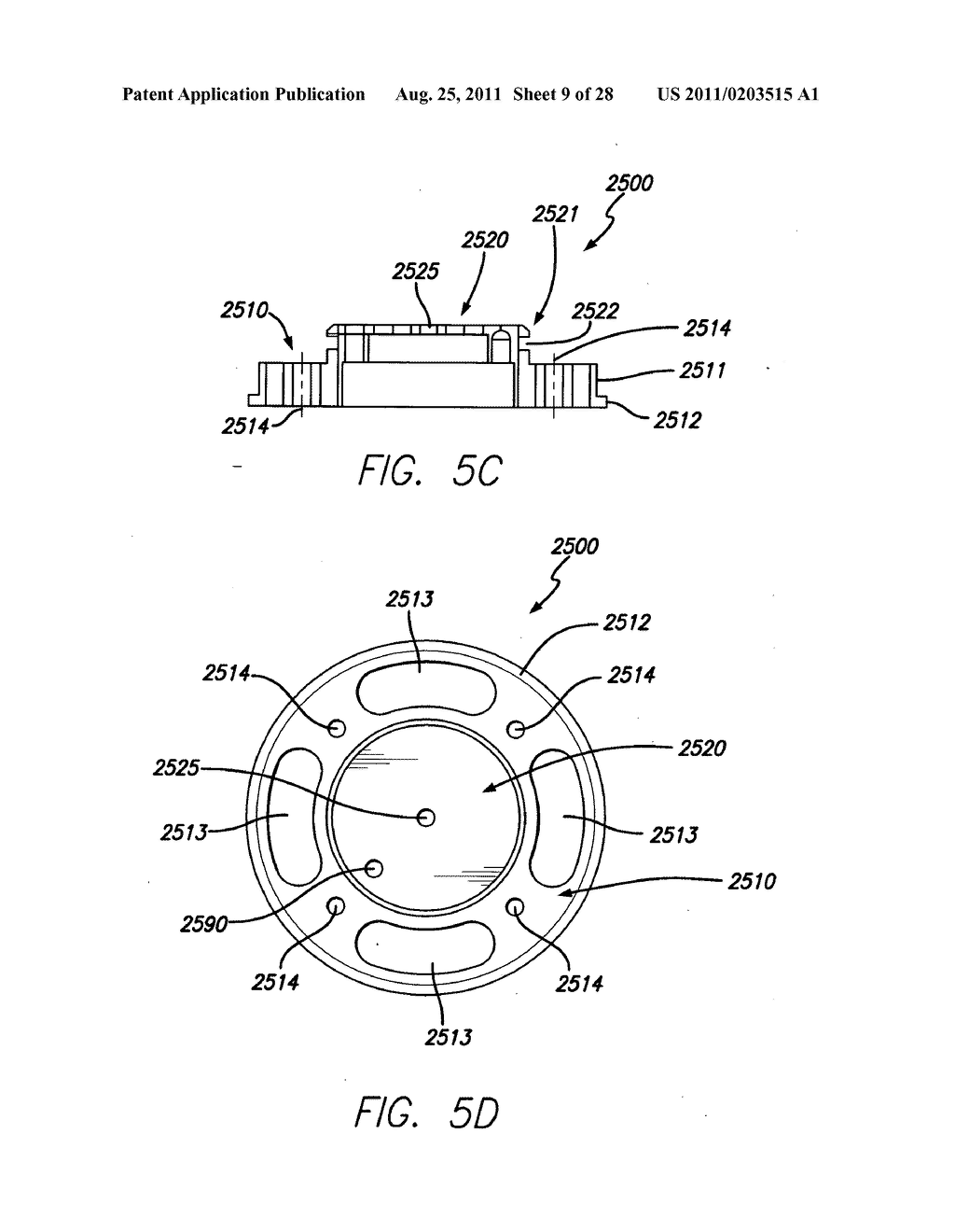 Device for crystal growth at intermediate temperatures using controlled     semi-active cooling - diagram, schematic, and image 10