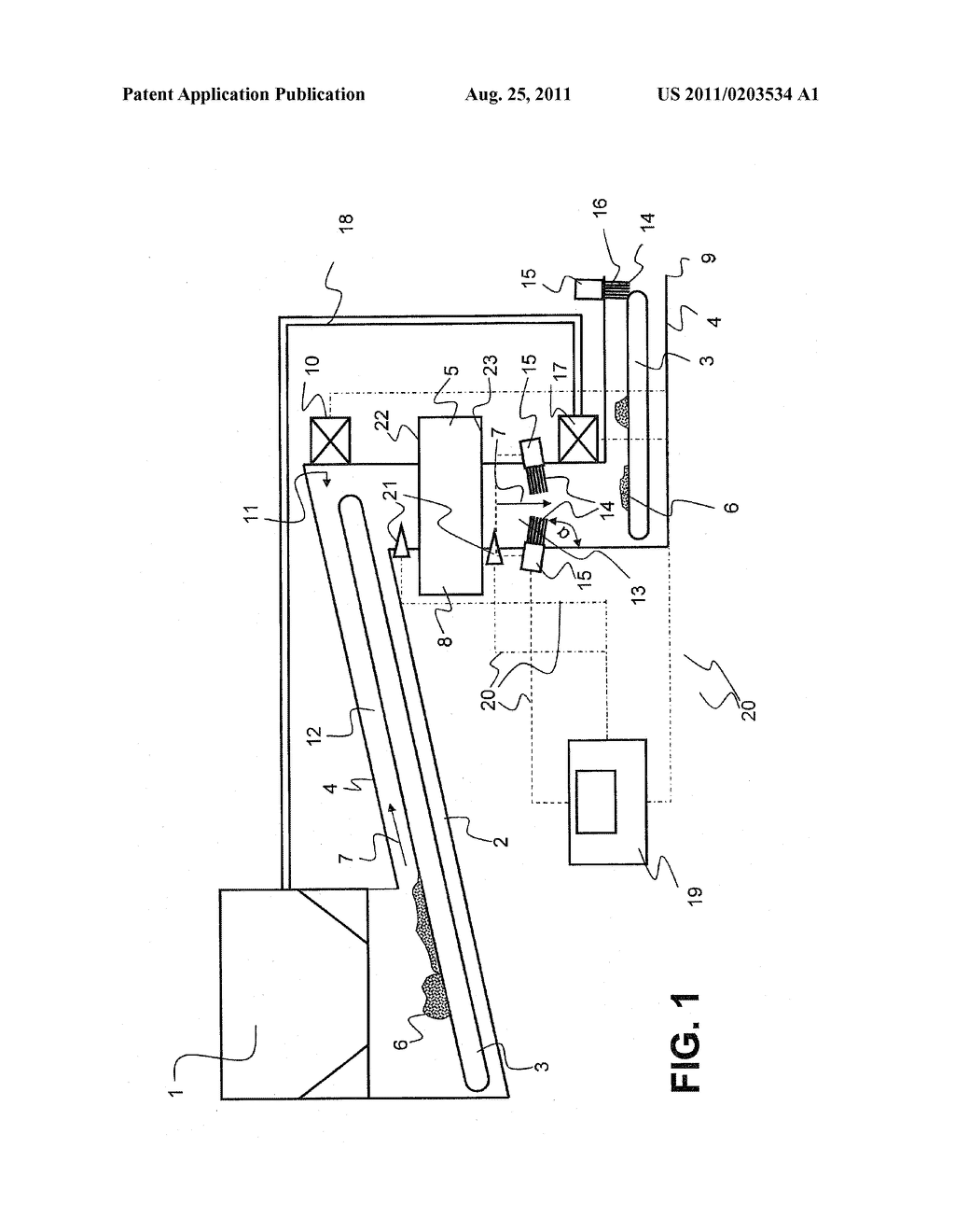 METHOD AND DEVICE FOR CONVEYING COMBUSTION RESIDUES - diagram, schematic, and image 02