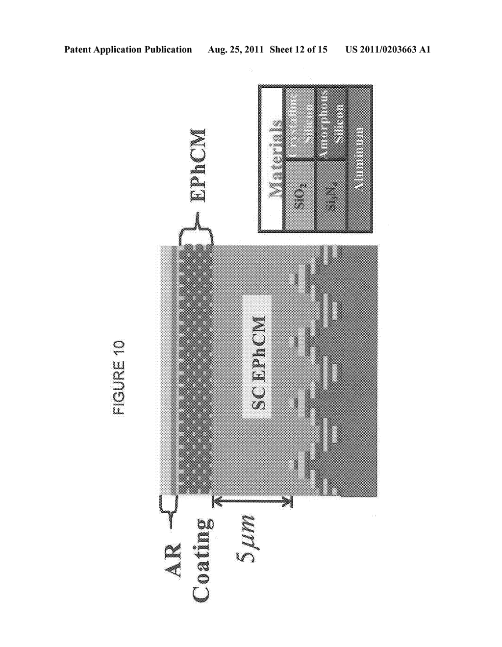 PHOTONIC CRYSTAL ENHANCED LIGHT TRAPPING SOLAR CELL - diagram, schematic, and image 13