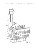 Locking non-metallic single lever control diagram and image