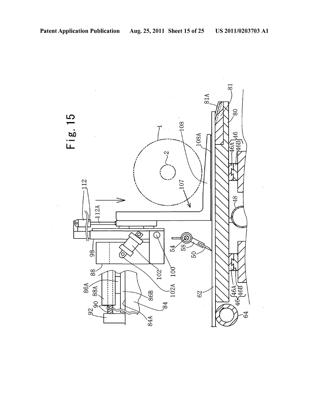 Method for forming a bevel cut at an end of a wood member - diagram, schematic, and image 16