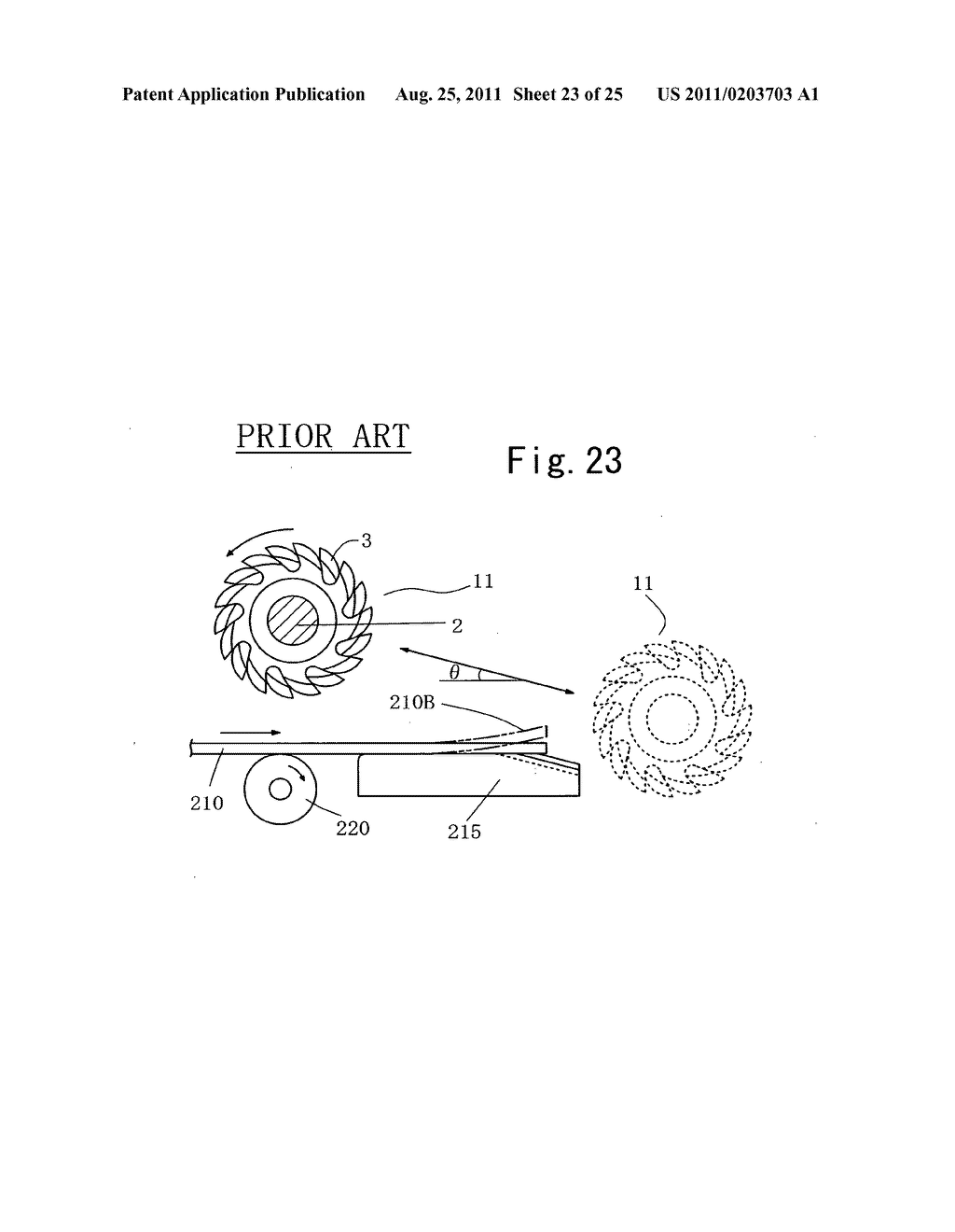 Method for forming a bevel cut at an end of a wood member - diagram, schematic, and image 24