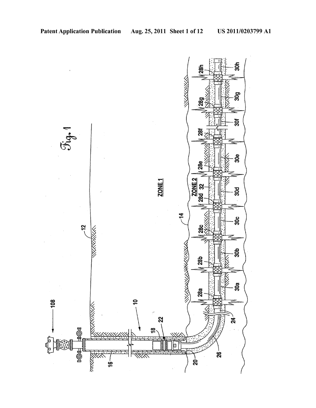 Open Hole Fracing System - diagram, schematic, and image 02