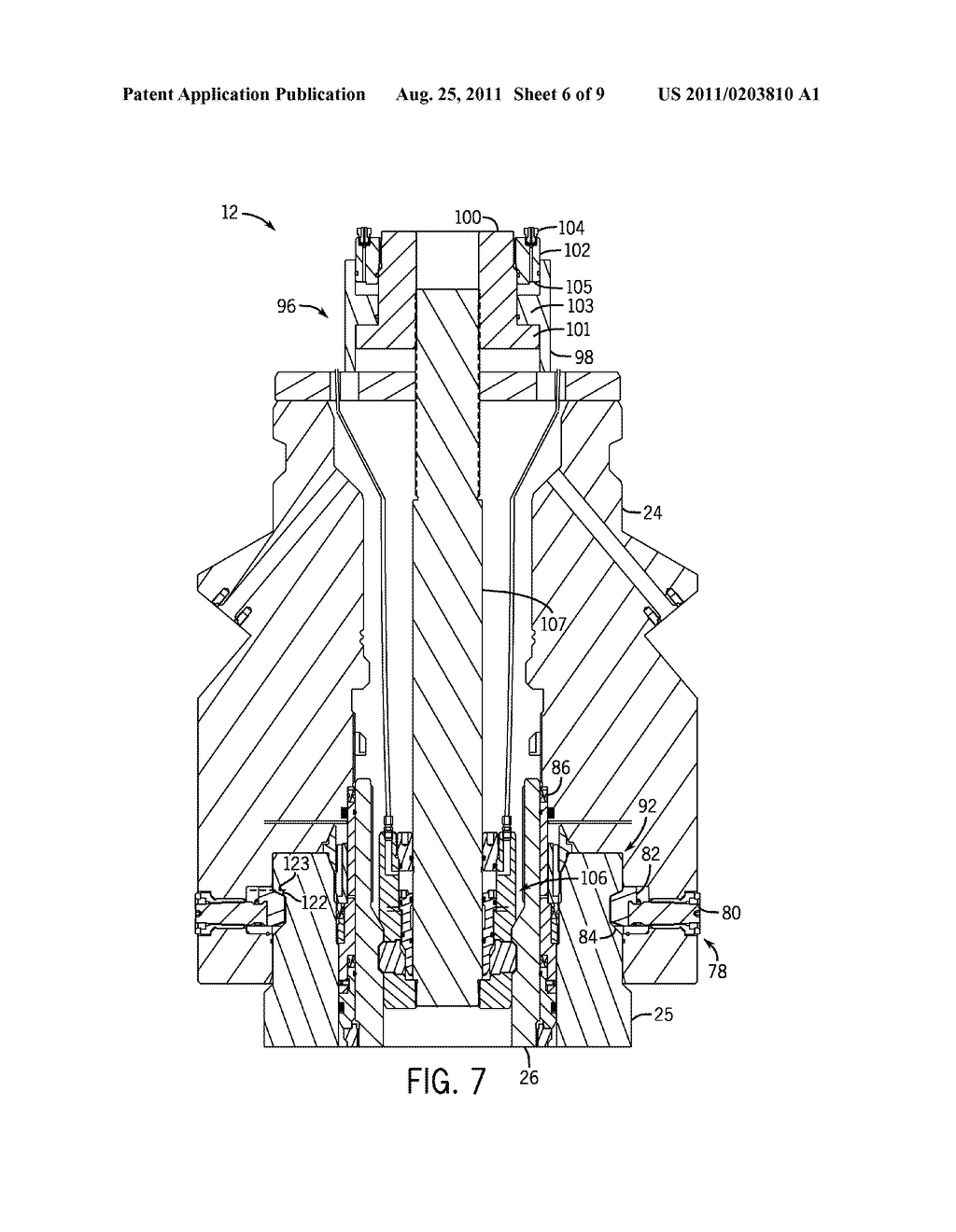 METHOD AND SYSTEM FOR HYDRAULICALLY PRESETTING A METAL SEAL - diagram, schematic, and image 07