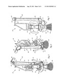 Fire suppression gel blender and airborne delivery system diagram and image