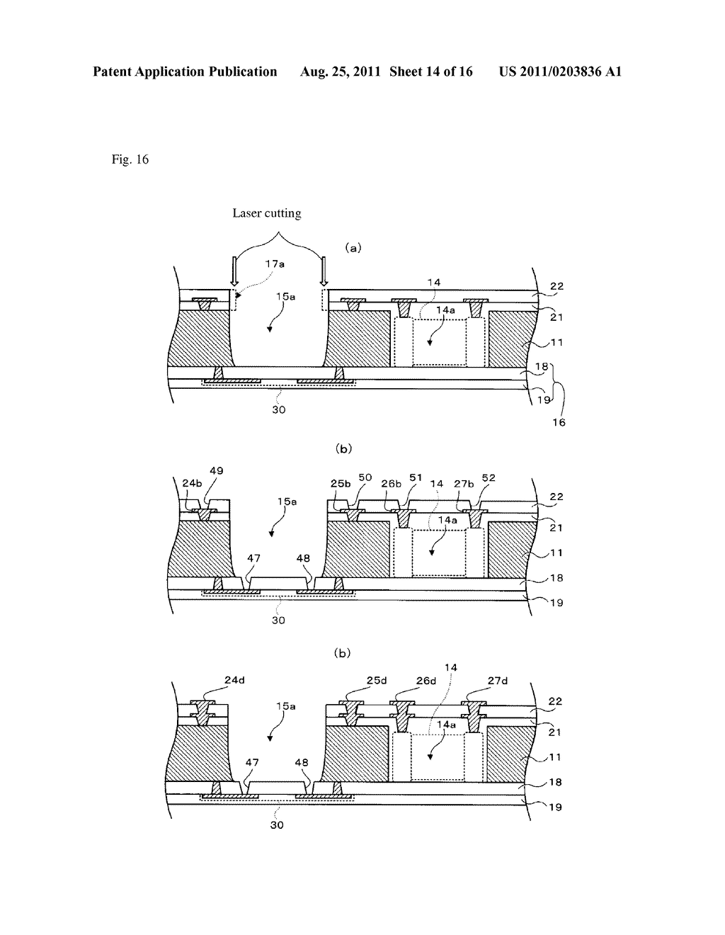 PRINTED WIRING BOARD AND METHOD FOR MANUFACTURING SAME - diagram, schematic, and image 15