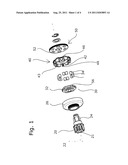 CLAMPING-ROLLER FREEWHEEL FOR AN ADJUSTMENT DEVICE IN A MOTOR VEHICLE diagram and image