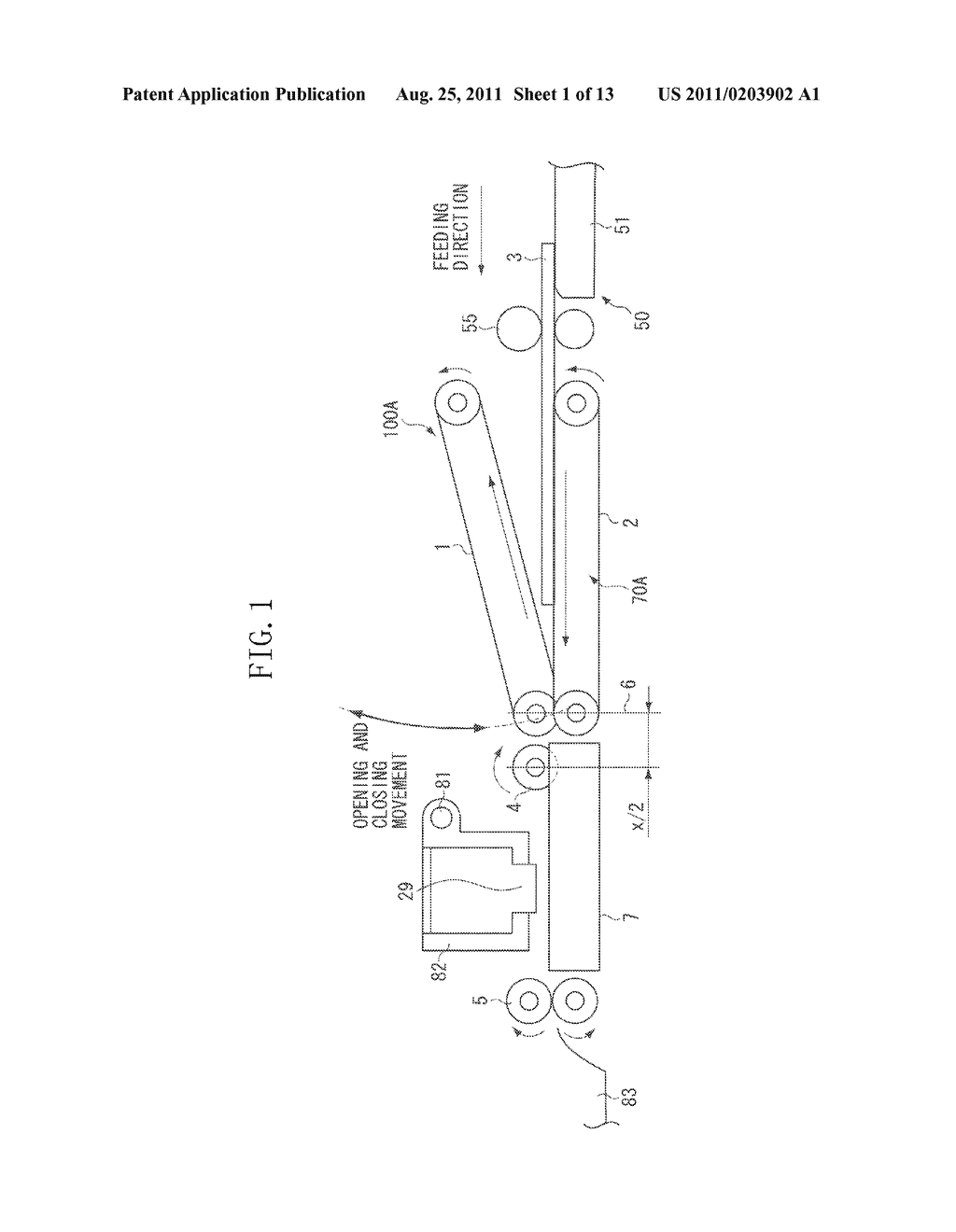 SHEET FEEDING/SEPARATION APPARATUS AND RECORDING APPARATUS - diagram, schematic, and image 02