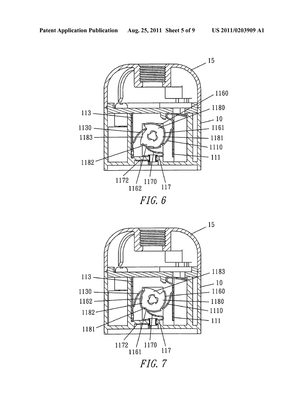 GU24 3-way dimmer knob-type switch lampholder - diagram, schematic, and image 06