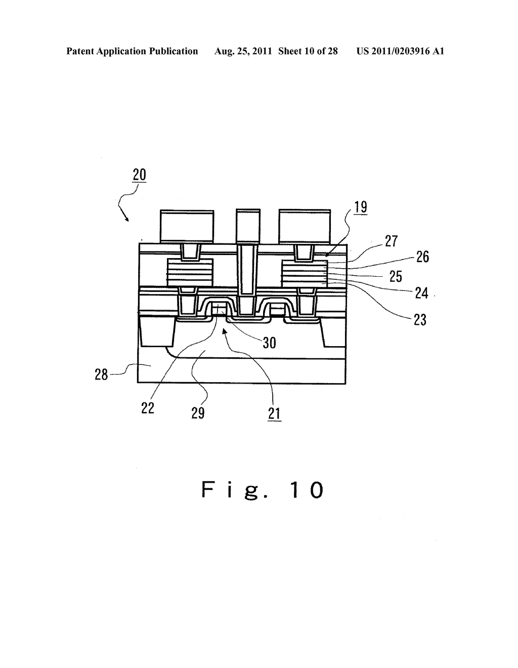 MAGNETRON-SPUTTERING FILM-FORMING APPARATUS AND MANUFACTURING METHOD FOR A     SEMICONDUCTOR DEVICE - diagram, schematic, and image 11