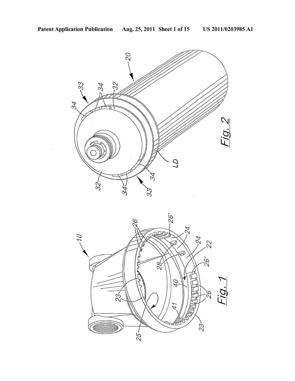 KEYED SYSTEM FOR CONNECTION OF FILTER TO FILTER HOLDER - diagram, schematic, and image 02