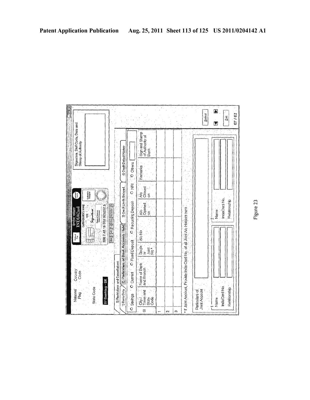 SYSTEM AND METHOD OF INTEGRATED NATIONAL CITIZEN IDENTITY MANAGEMENT AND     E-GOVERNANCE - diagram, schematic, and image 114