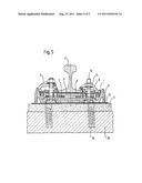 DEVICE FOR MOUNTING RAILROAD TRACKS ON A SUBSTRUCTURE diagram and image