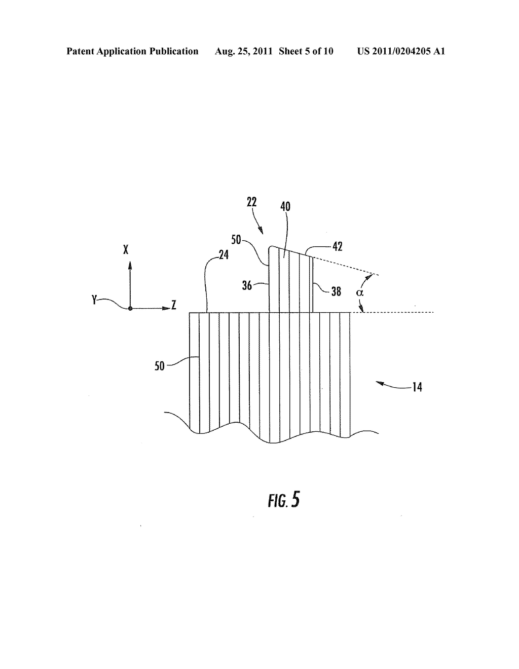 CASTING CORE FOR TURBINE ENGINE COMPONENTS AND METHOD OF MAKING THE SAME - diagram, schematic, and image 06