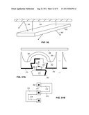 Solid State Light Sheet Having Wide Support Substrate and Narrow Strips     Enclosing LED Dies In Series diagram and image