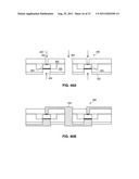 Solid State Light Sheet Having Wide Support Substrate and Narrow Strips     Enclosing LED Dies In Series diagram and image