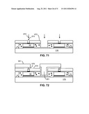 Solid State Light Sheet Having Wide Support Substrate and Narrow Strips     Enclosing LED Dies In Series diagram and image