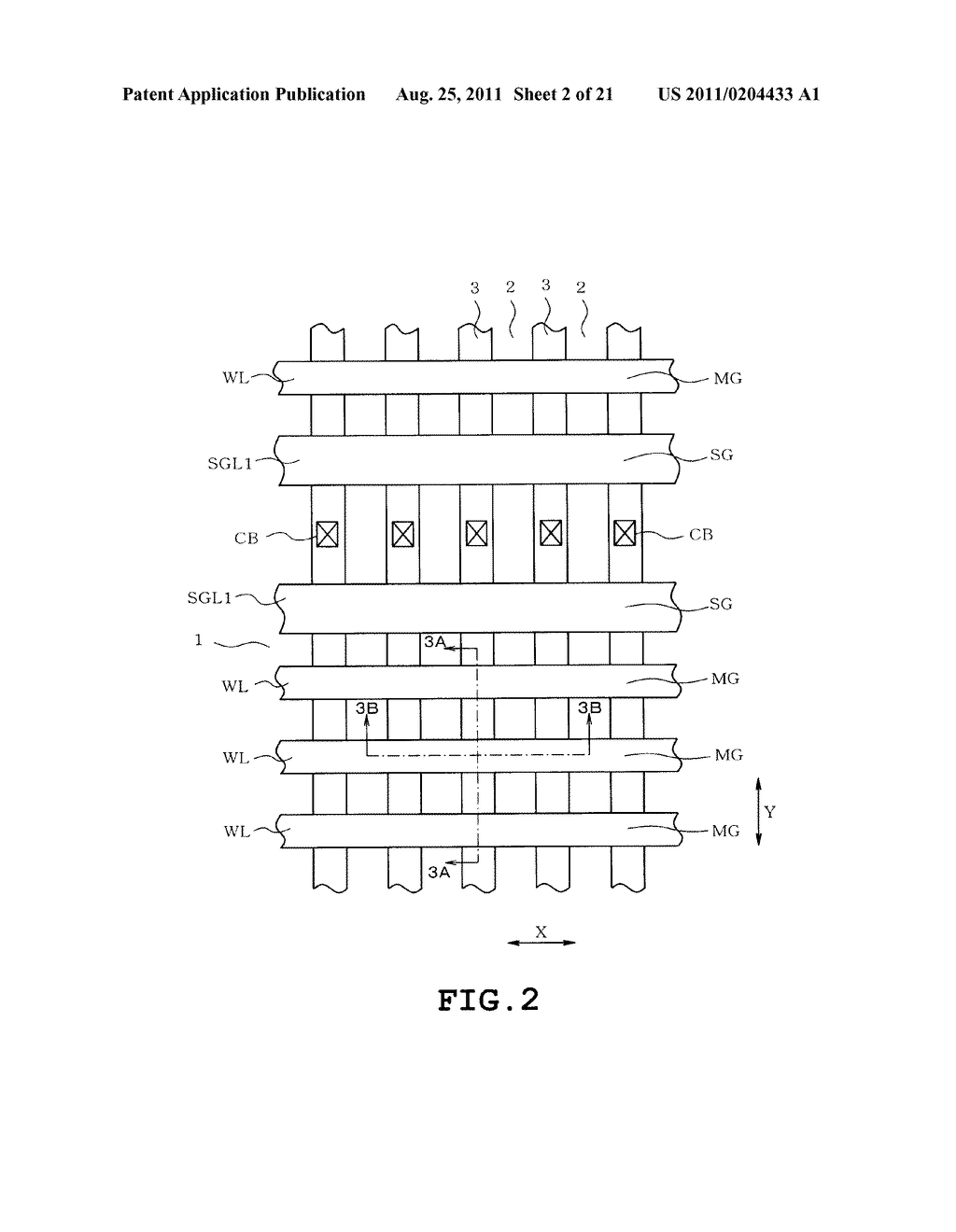 NONVOLATILE SEMICONDUCTOR STORAGE DEVICE AND METHOD OF MANUFACTURING THE     SAME - diagram, schematic, and image 03