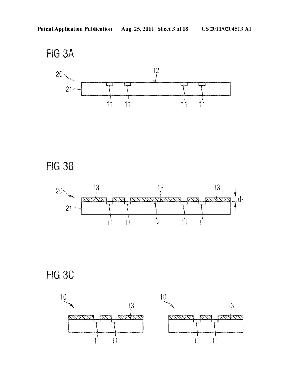 Device Including an Encapsulated Semiconductor Chip and Manufacturing     Method Thereof - diagram, schematic, and image 04