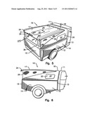 Aerodynamic transformable truck cap assembly diagram and image