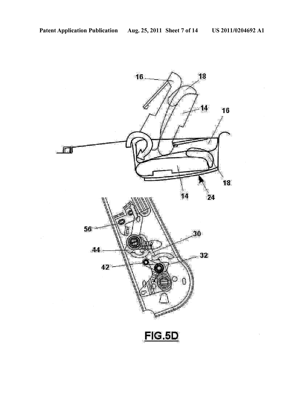 RECLINER MECHANISM ACTUATOR - diagram, schematic, and image 08