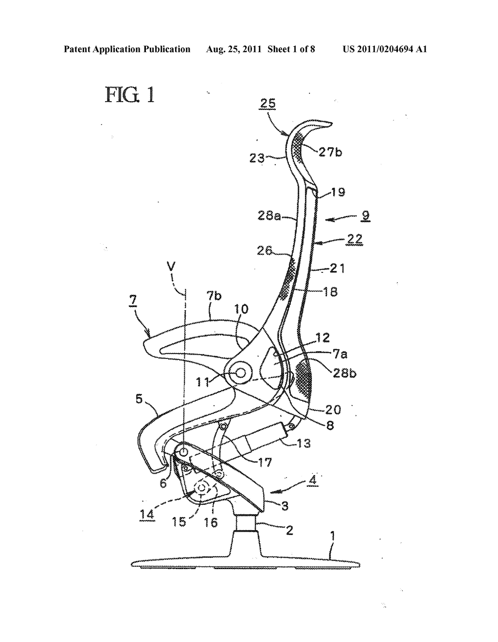 CHAIR BACKREST - diagram, schematic, and image 02