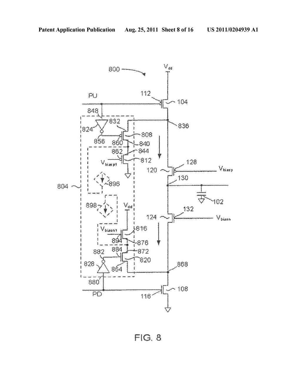 Circuit for Clamping Current in a Charge Pump - diagram, schematic, and image 09