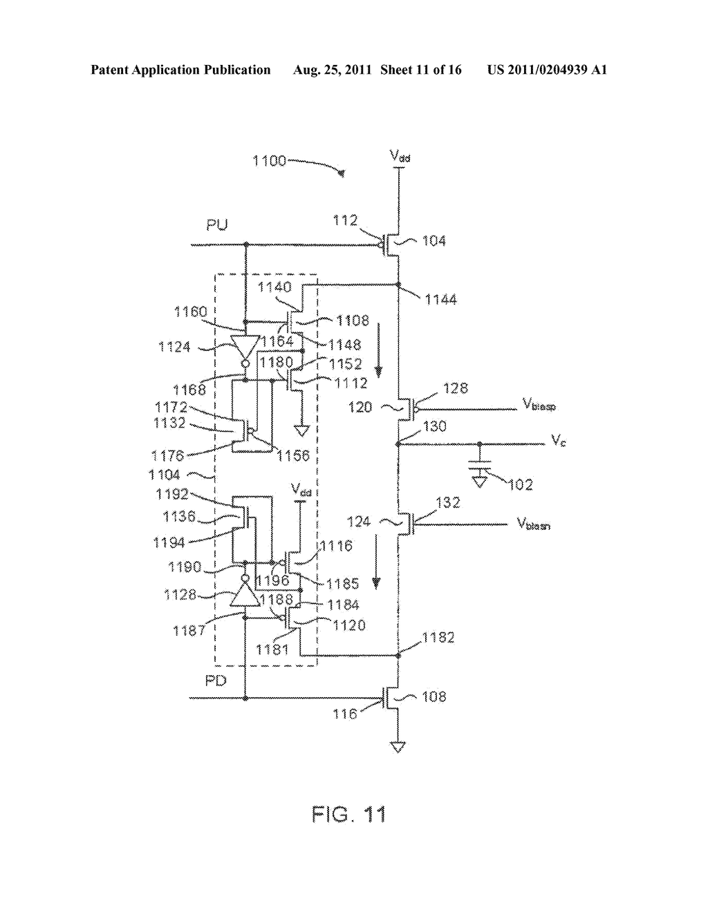 Circuit for Clamping Current in a Charge Pump - diagram, schematic, and image 12