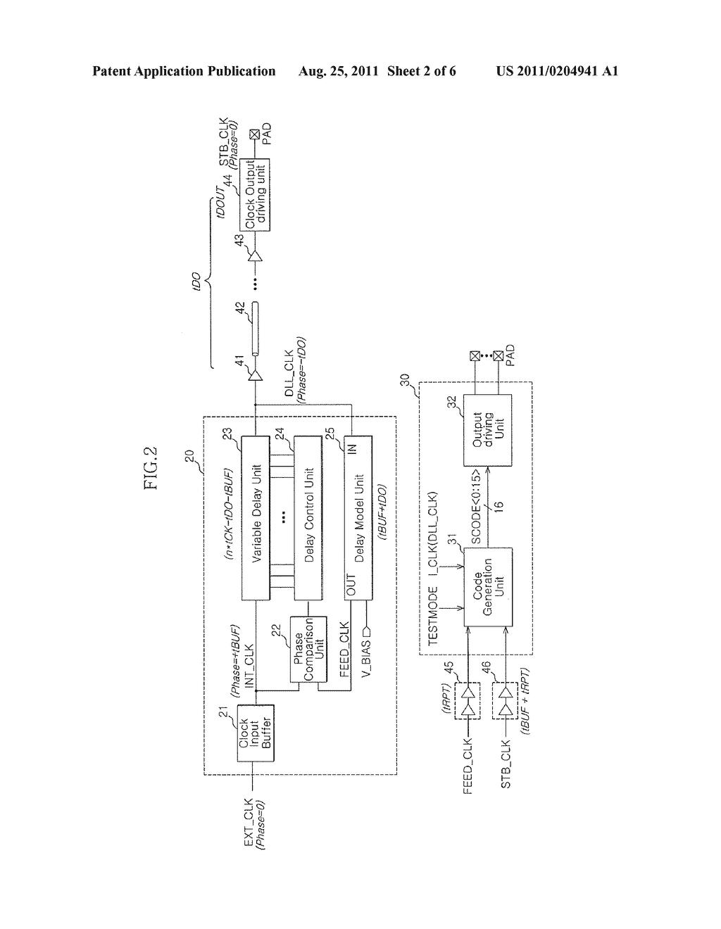 DELAY LOCKED LOOP SEMICONDUCTOR APPARATUS THAT MODELS A DELAY OF AN     INTERNAL CLOCK PATH - diagram, schematic, and image 03