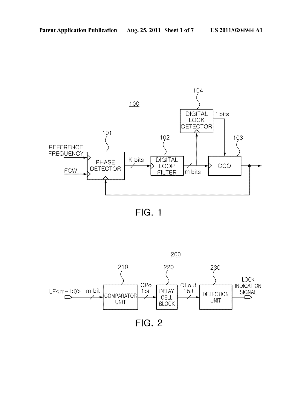 DIGITAL LOCK DETECTOR AND FREQUENCY SYNTHESIZER USING THE SAME - diagram, schematic, and image 02