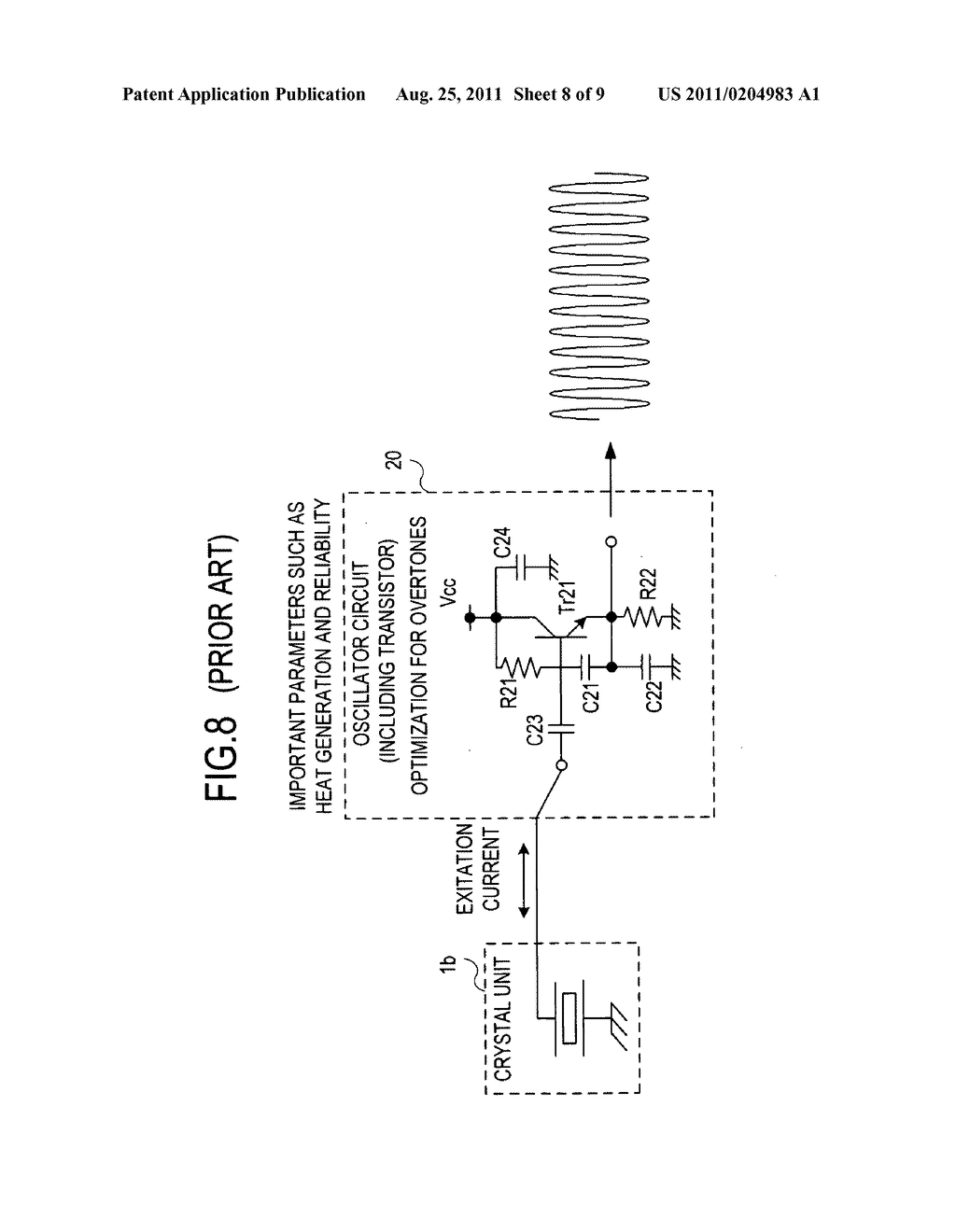 Fundamental wave/overtone crystal oscillator - diagram, schematic, and image 09