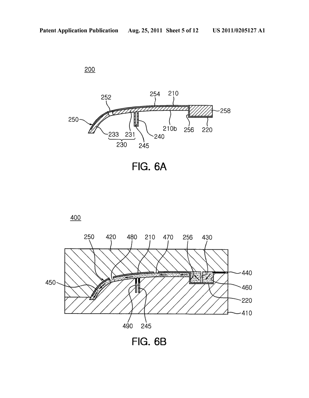 ANTENNA PATTERN FRAME, CASE OF ELECTRONIC DEVICE AND MOULD FOR     MANUFACTURING THE SAME - diagram, schematic, and image 06