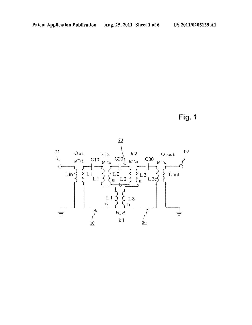 BANDPASS FILTER, RADIO COMMUNICATION MODULE AND RADIO COMMUNICATION DEVICE     USING THE BANDPASS FILTER - diagram, schematic, and image 02