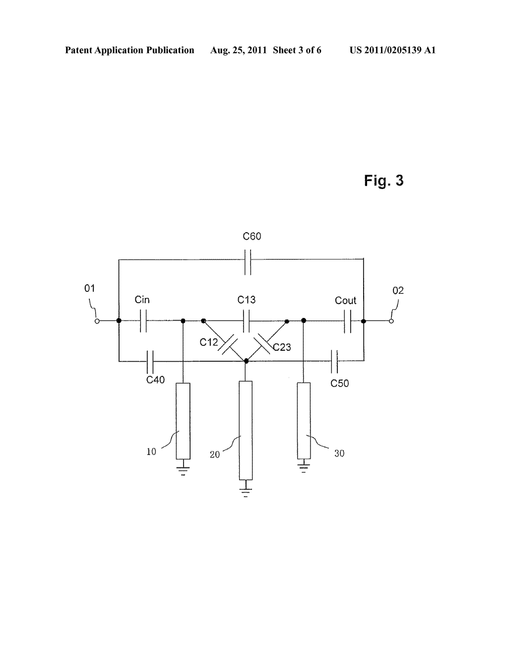 BANDPASS FILTER, RADIO COMMUNICATION MODULE AND RADIO COMMUNICATION DEVICE     USING THE BANDPASS FILTER - diagram, schematic, and image 04