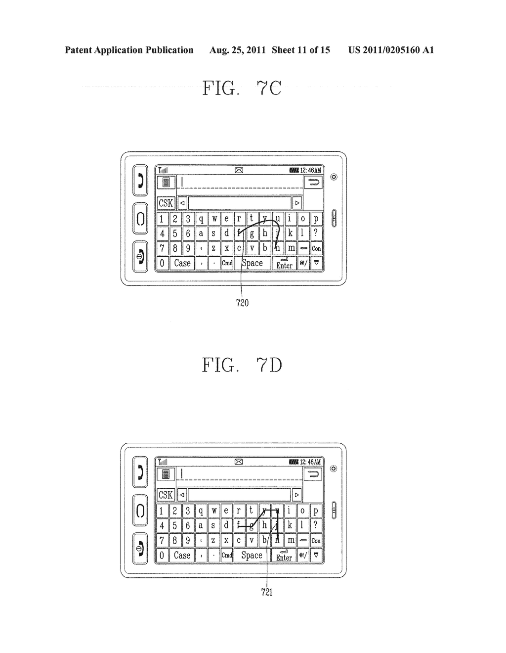 METHOD FOR INPUTTING A STRING OF CHARACTERS AND APPARATUS THEREOF - diagram, schematic, and image 12