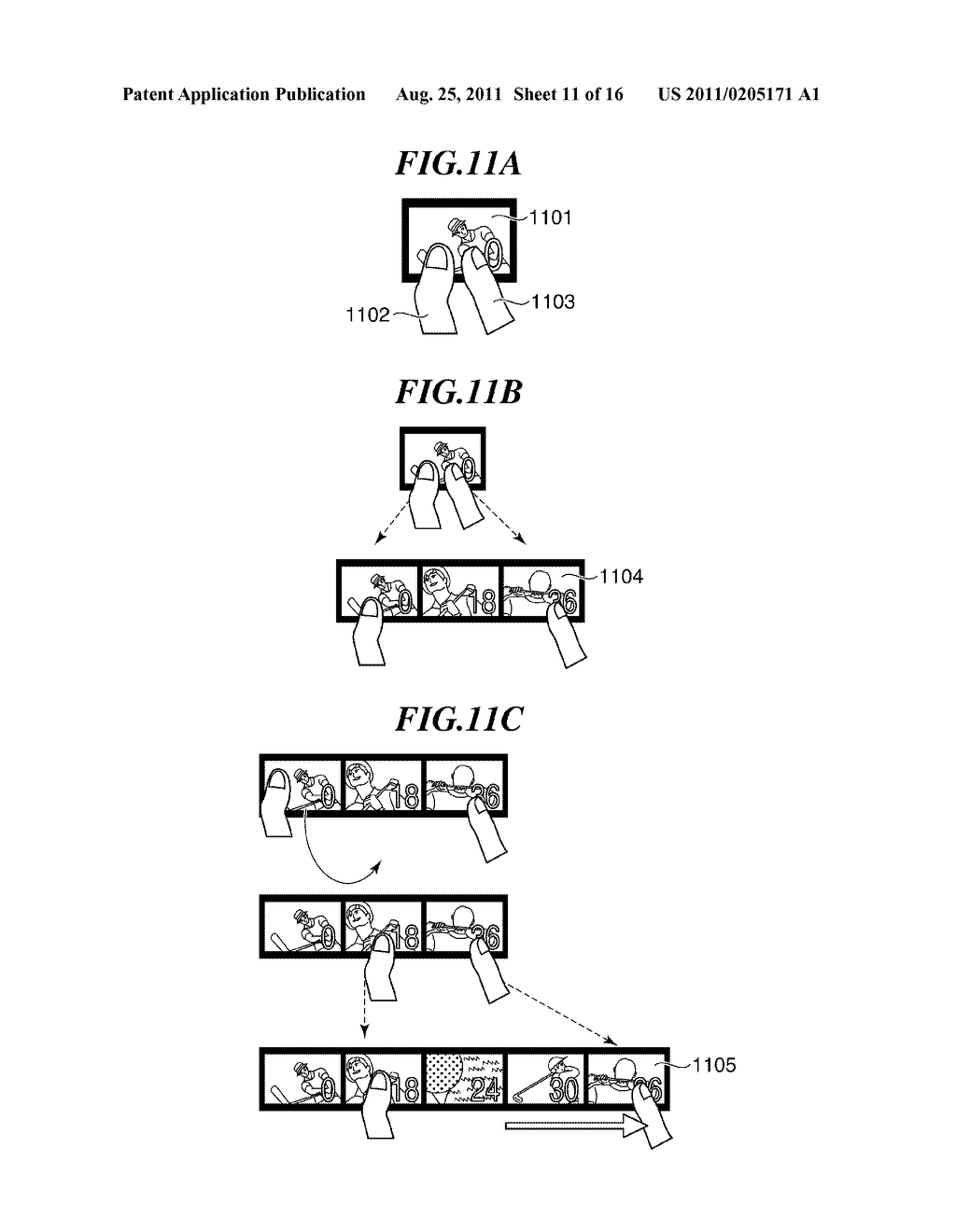 DISPLAY CONTROL DEVICE AND METHOD FOR CONTROLLING DISPLAY ON TOUCH PANEL,     AND STORAGE MEDIUM - diagram, schematic, and image 12