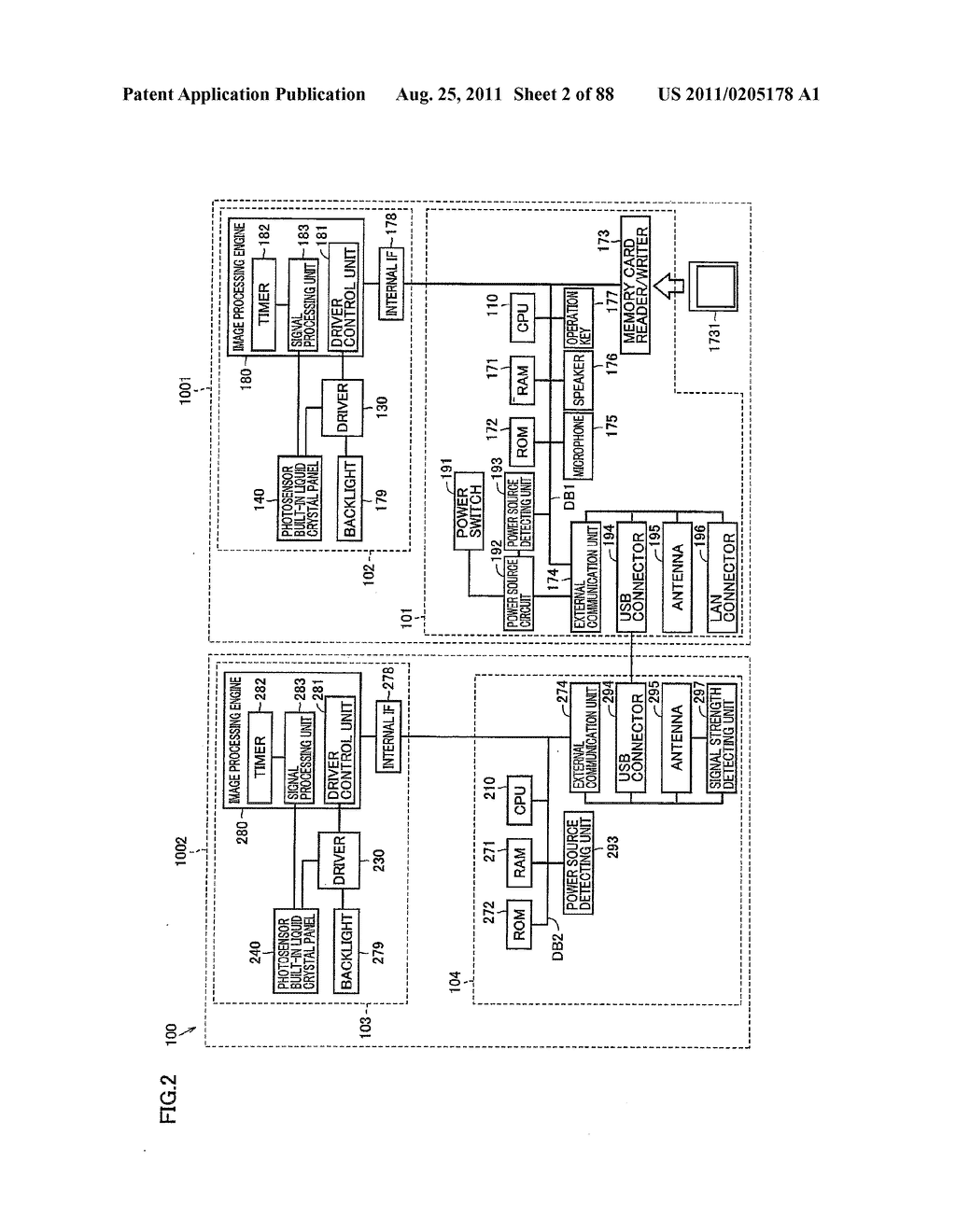 ELECTRONIC DEVICE HAVING TWO DISPLAY DEVICES, METHOD OF CONTROLLING THE     SAME, AND RECORDING MEDIUM - diagram, schematic, and image 03