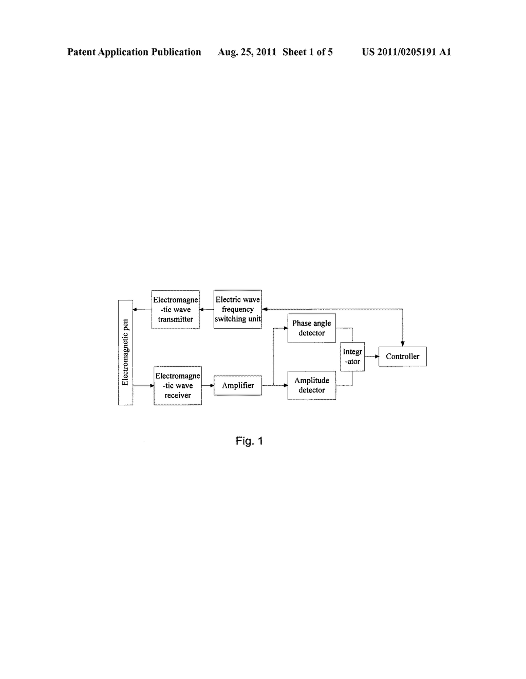 ELECTROMAGNETIC SENSING DEVICE HAVING MULTI-POINT TOUCH FUNCTION - diagram, schematic, and image 02