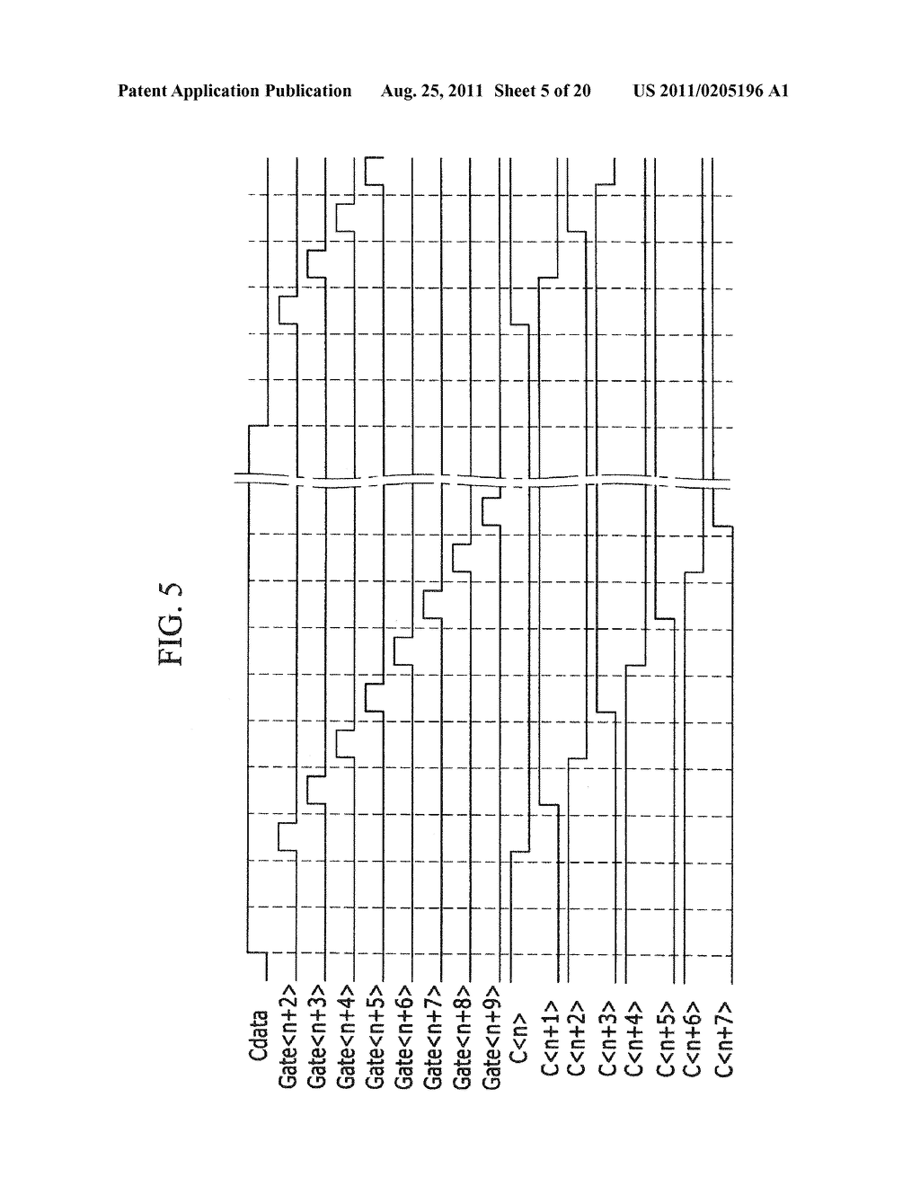 GATE SELECTION CIRCUIT OF LIQUID CRYSTAL PANEL, ACCUMULATING CAPACITY     DRIVING CIRCUIT, DRIVING DEVICE, AND DRIVING METHOD - diagram, schematic, and image 06