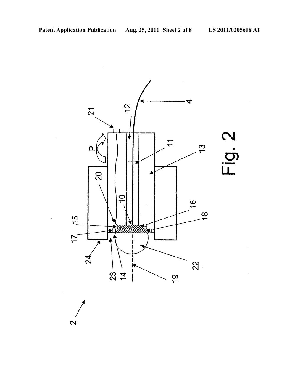 Device for generating or receiving terahertz radiation - diagram, schematic, and image 03