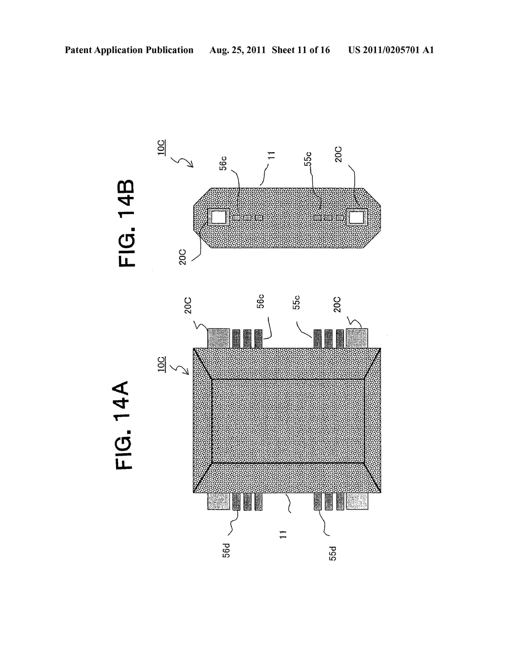 RESIN-SEALED ELECTRONIC CONTROL DEVICE AND METHOD OF FABRICATING THE SAME - diagram, schematic, and image 12