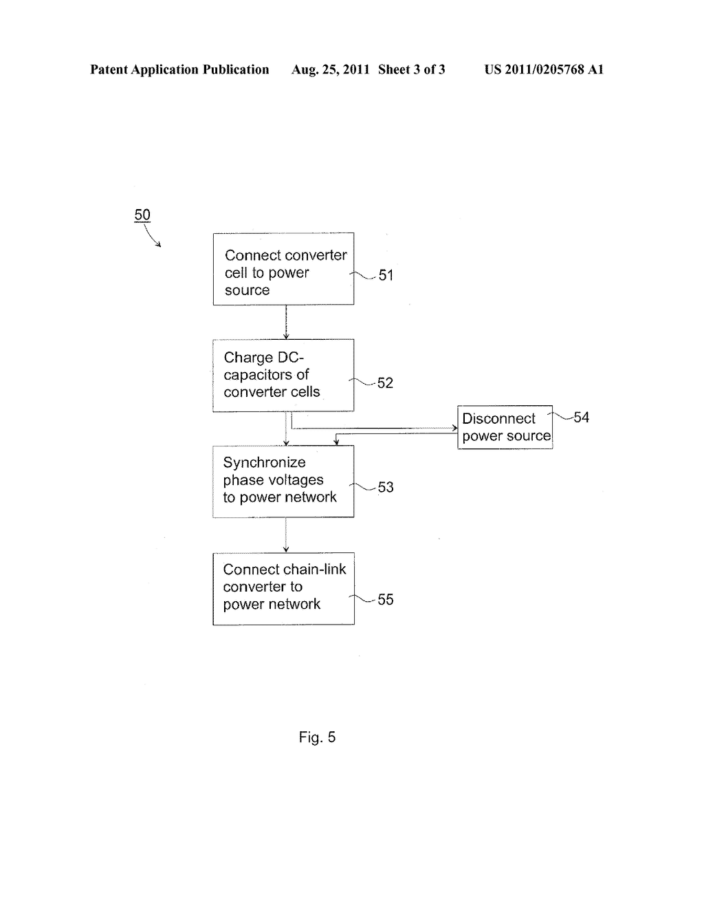 CHAIN-LINK CONVERTER, METHOD FOR STARTING CHAIN-LINK CONVERTER AND STATIC     COMPENSATOR SYSTEM - diagram, schematic, and image 04