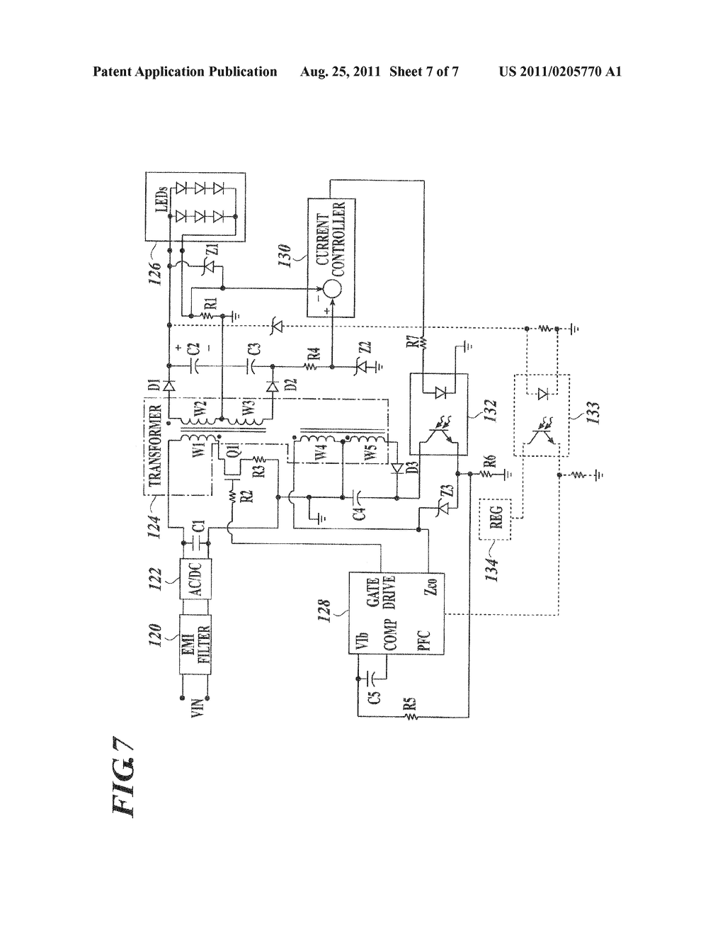 POWER SOURCE CONTROLLING SEMICONDUCTOR INTEGRATED CIRCUIT AND INSULATED     DIRECT-CURRENT POWER SOURCE DEVICE - diagram, schematic, and image 08