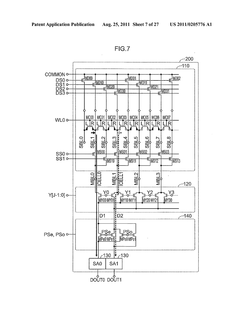 SEMICONDUCTOR STORAGE CIRCUIT - diagram, schematic, and image 08