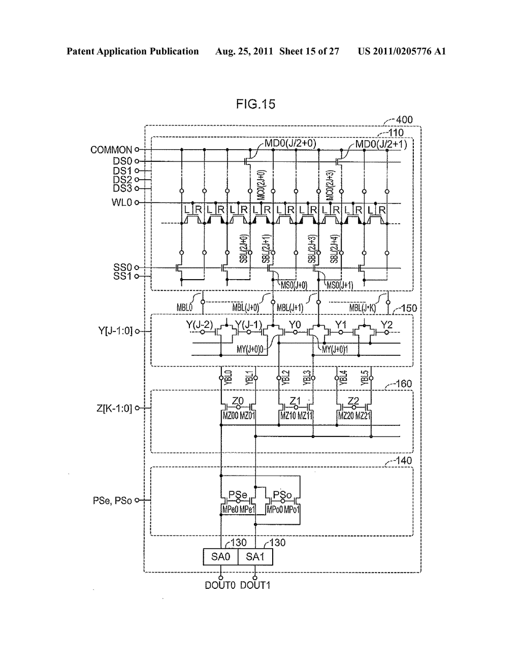 SEMICONDUCTOR STORAGE CIRCUIT - diagram, schematic, and image 16