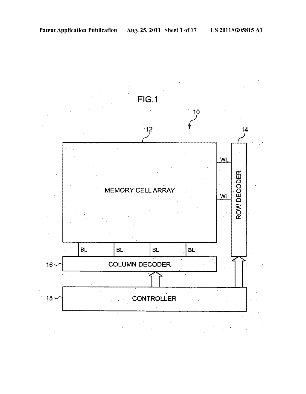 Decoder circuit  of semiconductor storage device - diagram, schematic, and image 02